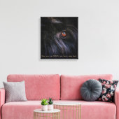 Zwart Russisch terrier Print (Insitu (Woonkamer))