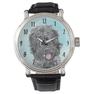 Zwart Russisch tertierschilderij - Kute Original D Horloge