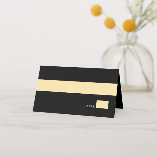 Zwart Rustiek Gouden Cirkel Lijst Ampersand Bruilo (Voorkant)