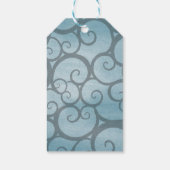 Zwart Santa Dragen Cadeaus Gift Label Cadeaulabel (Achterkant)