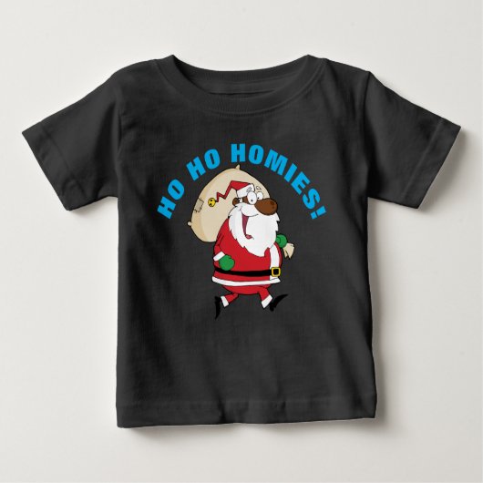 Zwart Santa Shirt (Voorkant)