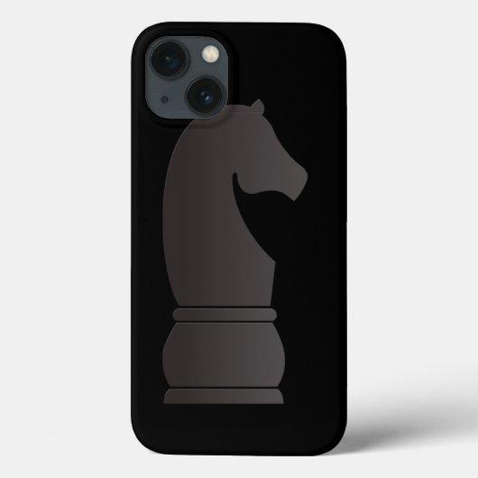 Zwart schaakstuk Case-Mate iPhone case (Achterkant)