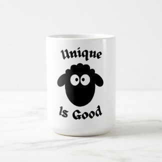 Zwart schaap: uniek is goed koffiemok