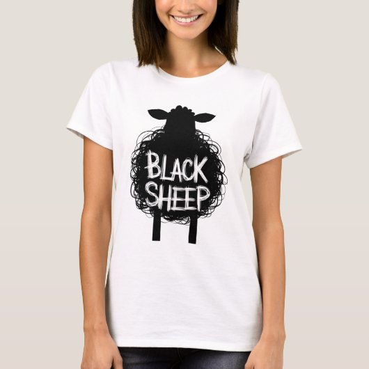 Zwart schaap: Uniek T-shirt (Voorkant)