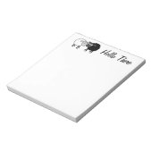 Zwart schaap wit Notitieblok 5,5 x 6 inch 40 pagin (Gedraaid)