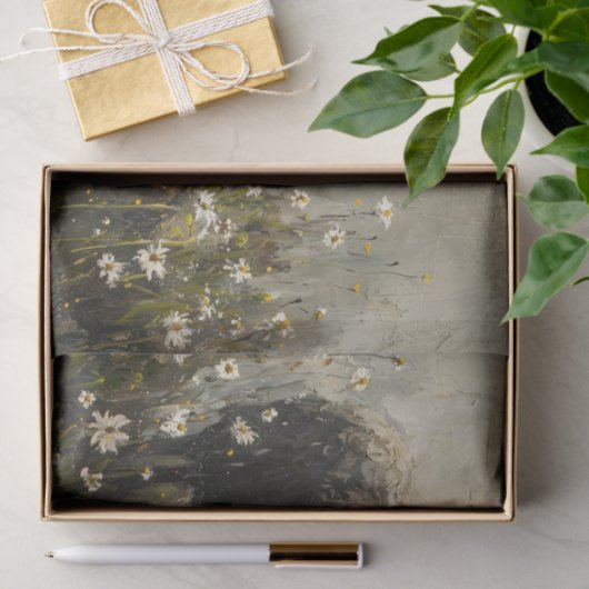 zwart schapenolieverfschilderij Decoupage Tissuepapier (Geschenk)