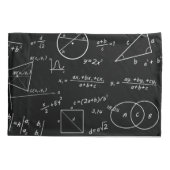 Zwart schoolbord kussensloop (Achterkant)