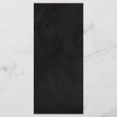 Zwart schoolbord Menu Love Heart - Huwelijk, Feest (Achterkant)