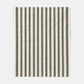 Zwart schoppenplank  fleece deken (Voorkant)