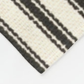 Zwart schoppenplank  fleece deken (Hoek)