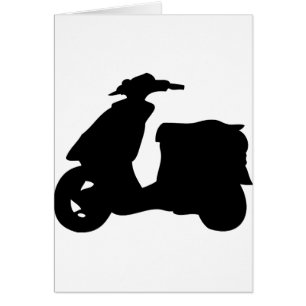 zwart scooterpictogram