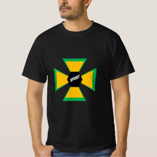 Zwart shirt, AFRICA SPORT T-shirt