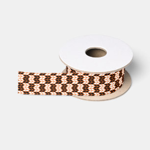 ZWART SINAASAPPEL CHECK KNIT 1,5" breed satijnen l Lint