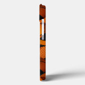 Zwart sinaasappel team kleuren basketbal sportpatr Case-Mate iPhone case (Achterkant / Links)