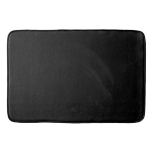 Zwart: Solid Color Badmat