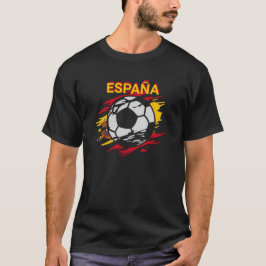 Zwart Spanje T-shirt. 06 T-shirt