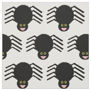 Zwart spin-patterned Craft Fabric Stof