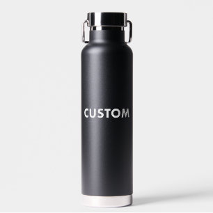 ZWART Stalen XL Custom Thermisch Tumbler Blanko Waterfles