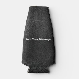 Zwart steen textuur fles koeler