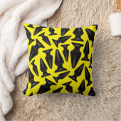 Zwart stomppatroon kussen (Deken)