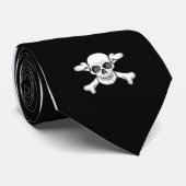 Zwart stropdas (Opgerold)