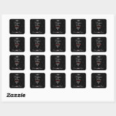 Zwart Stropdas cadeau Stickers (Vel)
