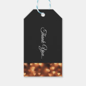 Zwart stropdas cadeaulabel (Voorkant)