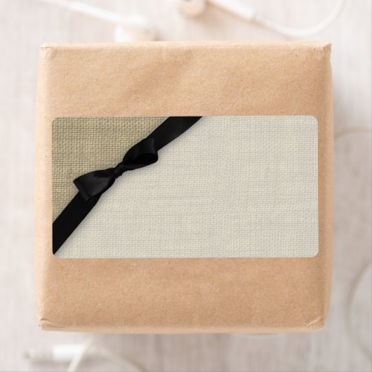 Zwart Stropdas Naam Tag Etiket (Insitu)