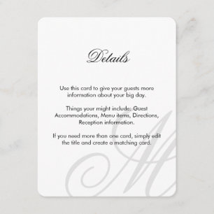 Zwart Stropdas   Zwart wit   Creditcard invoegen Informatiekaartje