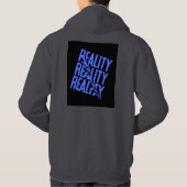 Zwart sweatshirt met hart en hand design (Achterkant)