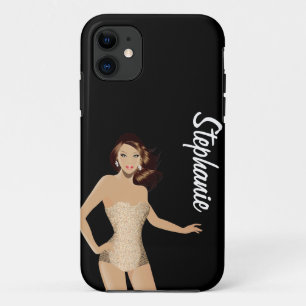 Zwart Swinsuit Meisje Mate ID™ iPhone 5 Hoesje