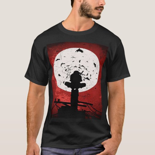 zwart t shirt (Voorkant)