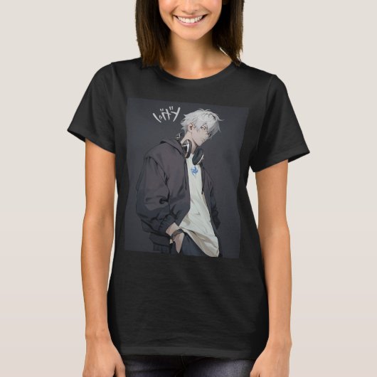 zwart t-shirt (Voorkant)