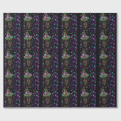 Zwart & Tan Doxie Cadeaupapier (Vlak)