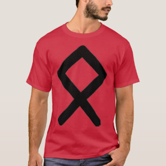 Zwart tandpenseel t-shirt