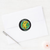 Zwart team dans sticker (Envelop)