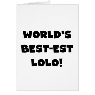 Zwart Tekst Best-est Lolo T-shirts en geschenken