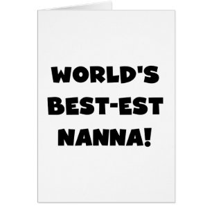 Zwart Tekst Best-est Nanna T-shirts en geschenken