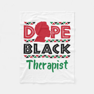 Zwart Therapeut Psychologie Psychologie Raad Fleece Deken