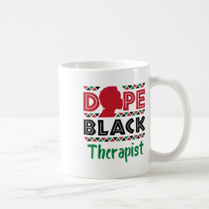 Zwart Therapeut Psychologie Psychologie Raad Koffiemok
