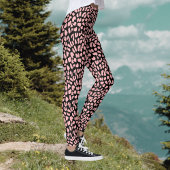 Zwart tijgerprint leggings