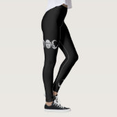 Zwart Triple Moon Goddess Solstice Comfortabel Leggings (Rechts)