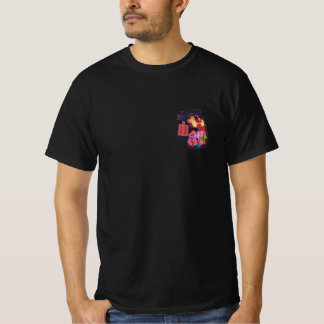 Zwart Tshirt Mannen Design Jar of Hearts