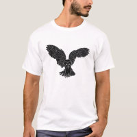 Zwart Uil T-shirt