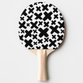 Zwart verfspatroon tafeltennisbatje (Voorkant)
