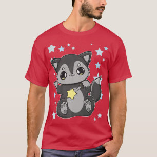 Zwart vet met magnetisch handje voor goochelaars t-shirt