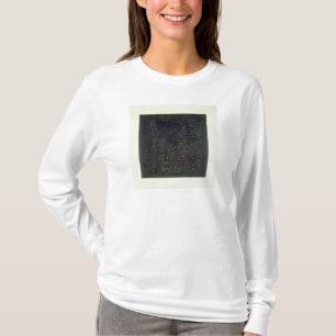 Zwart vierkant t-shirt