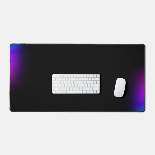 Zwart Violet gradiëntgloed Bureaumat (Keyboard & Muis)