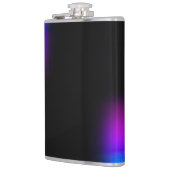 Zwart Violet gradiëntgloed Heupfles (Links)