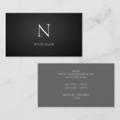 Zwart Visitekaartje (Voorkant / Achterkant)